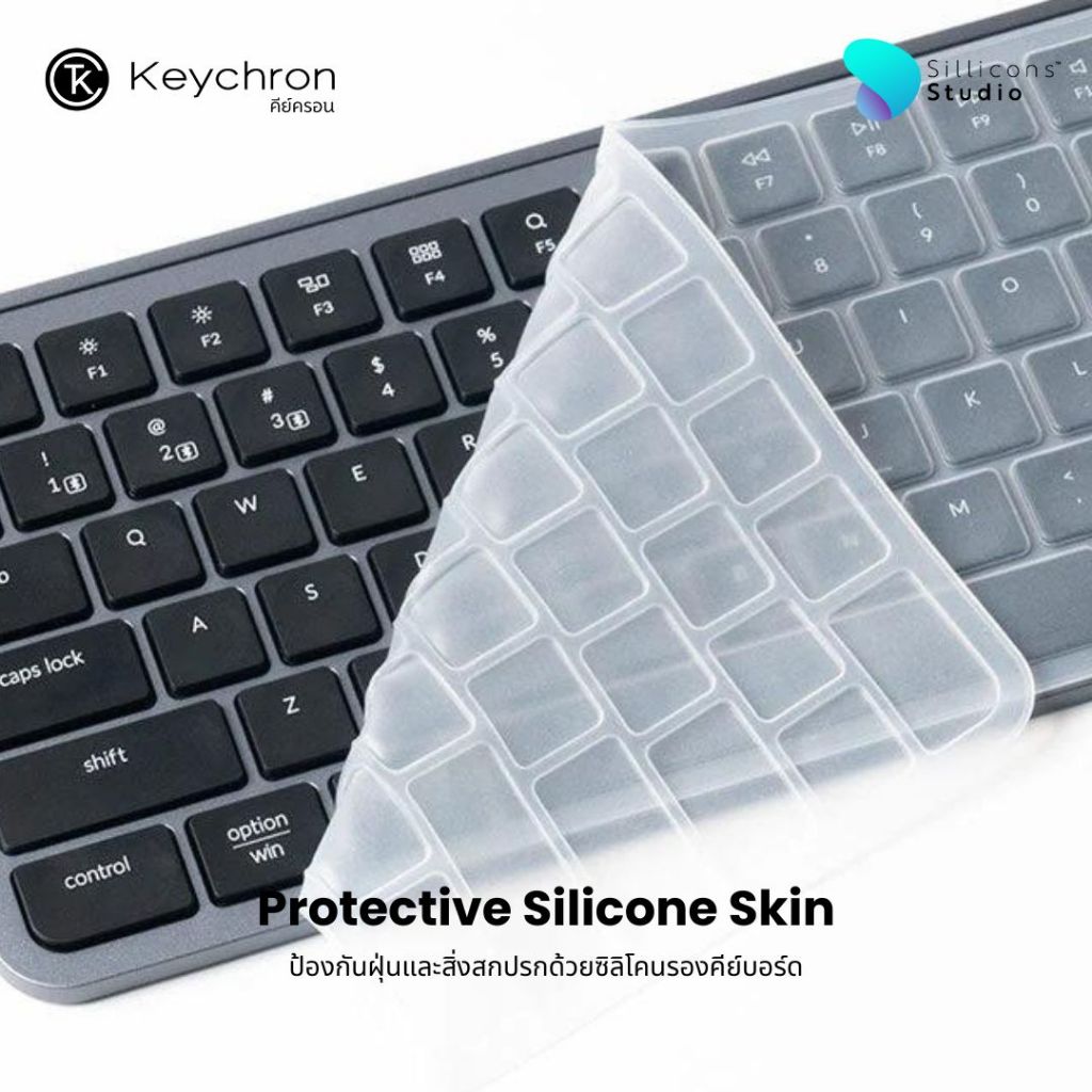 คีย์บอร์ดไร้สาย Keychron B1 Pro สีเทา_2